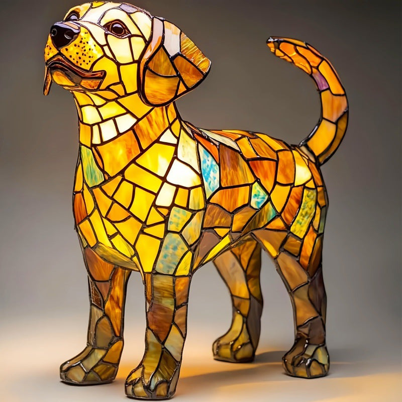 🔥Hot selling🐶magical colorful dog lamp art night lights