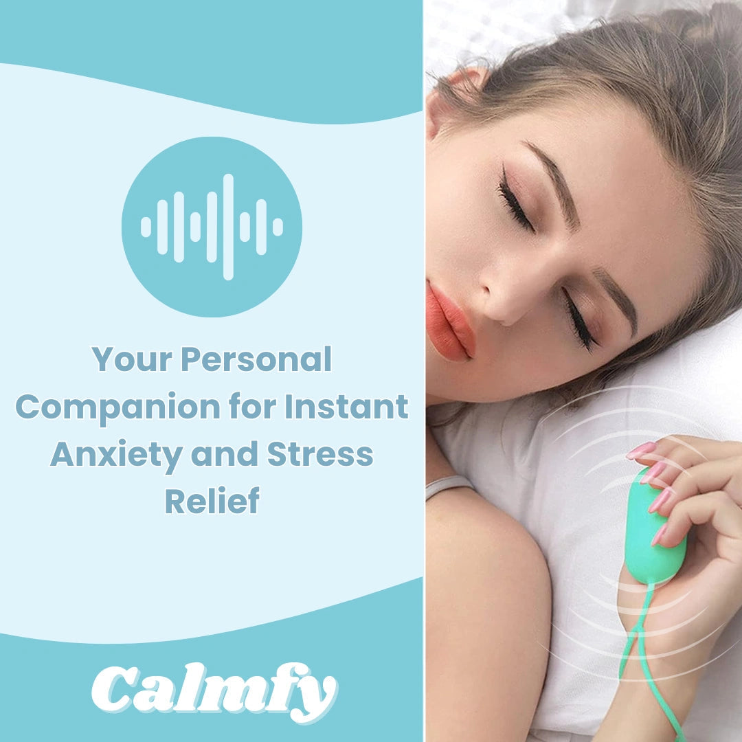 Calmfy Microcurrent Chill Pod — Quickly Reduces Stress for Deep Sleep and Clear Focus