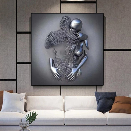 Limited time offer🔥Love Heart Gray-3D Art Wall