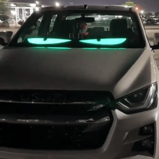 Halloween Spooktacular Deal Alert! 🎃 Devil Eyes LED Sign: App - Controlled, Animated for Car/Truck Windshields