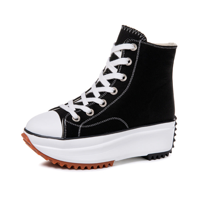 Canvas anti-slip thick-soled sneakers