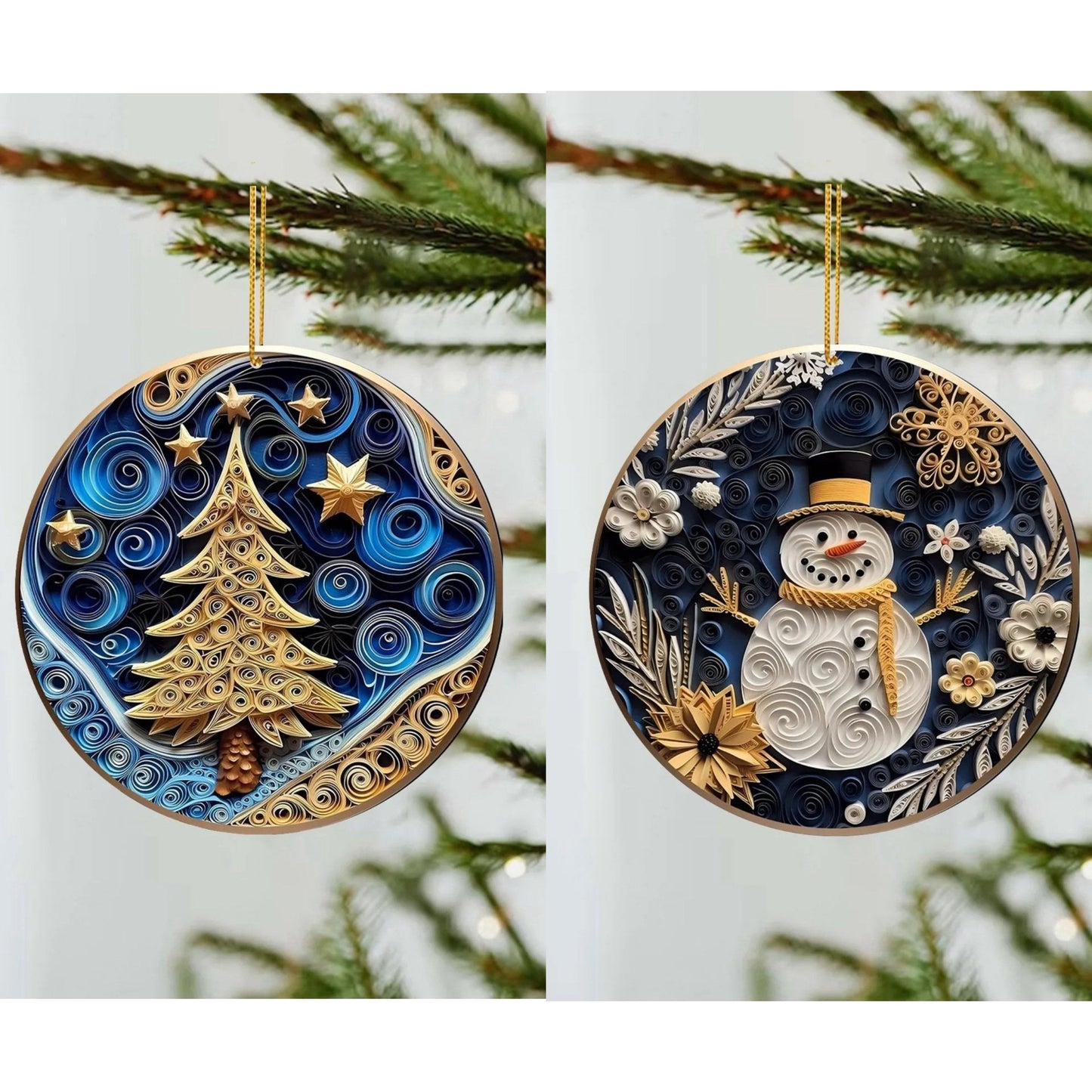 Handmade Ornaments With Good Wishes