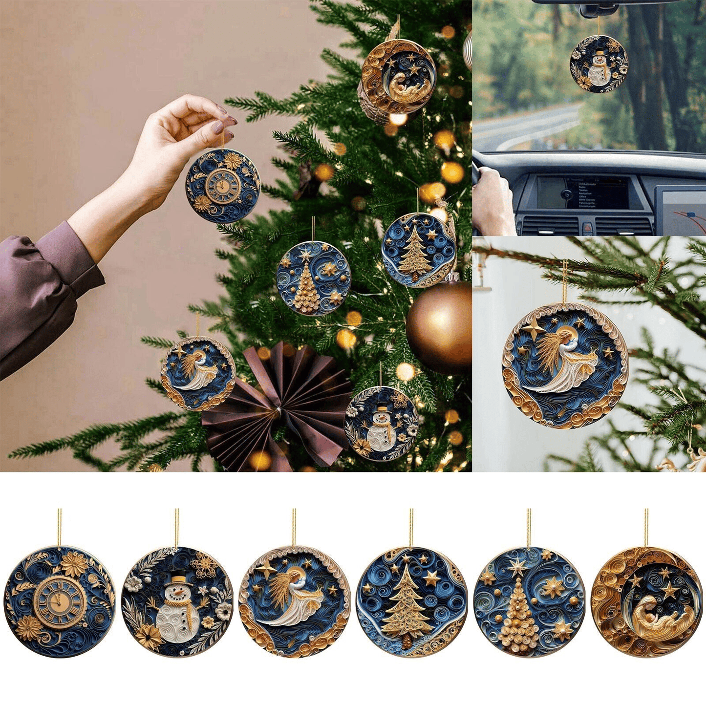 Handmade Ornaments With Good Wishes