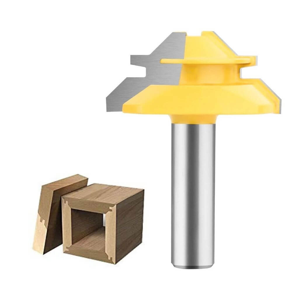🔥45-degree Lock Miter Router Bit - 1/2" Shank