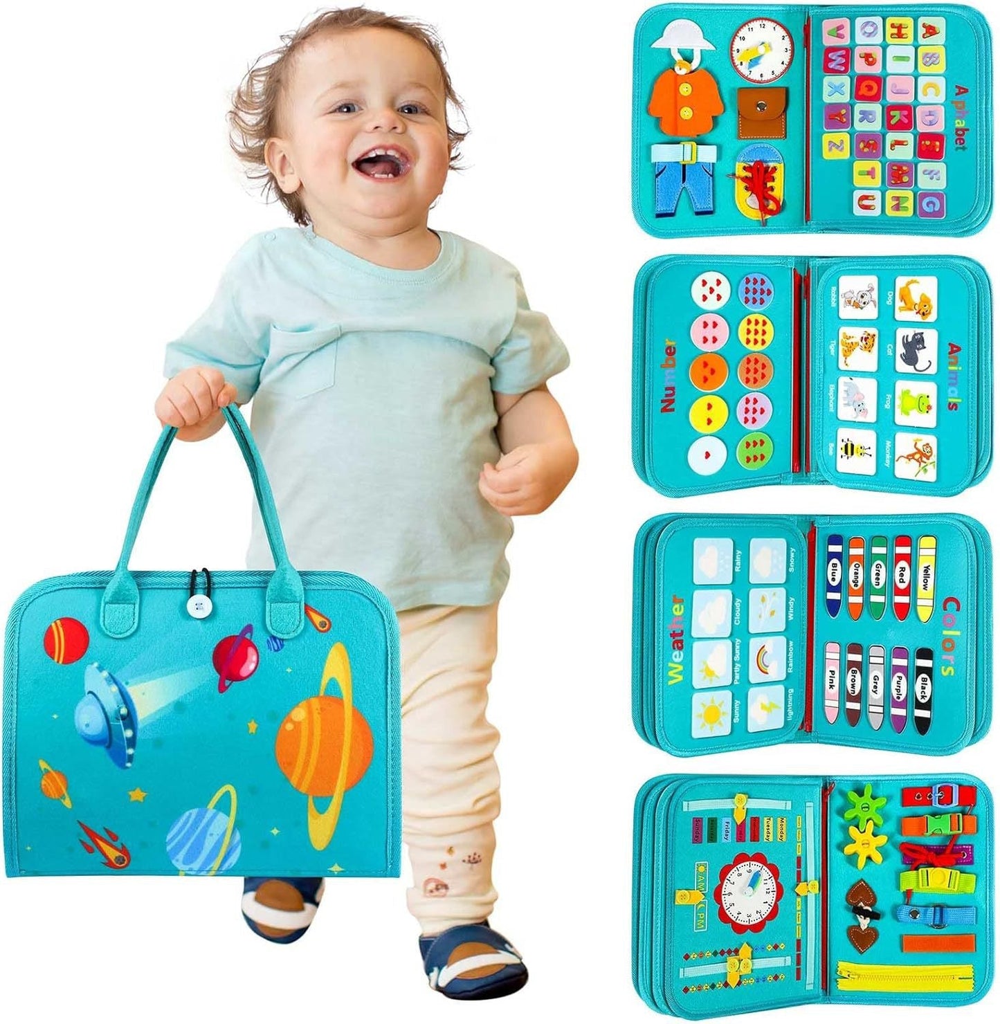felt learning board busy board