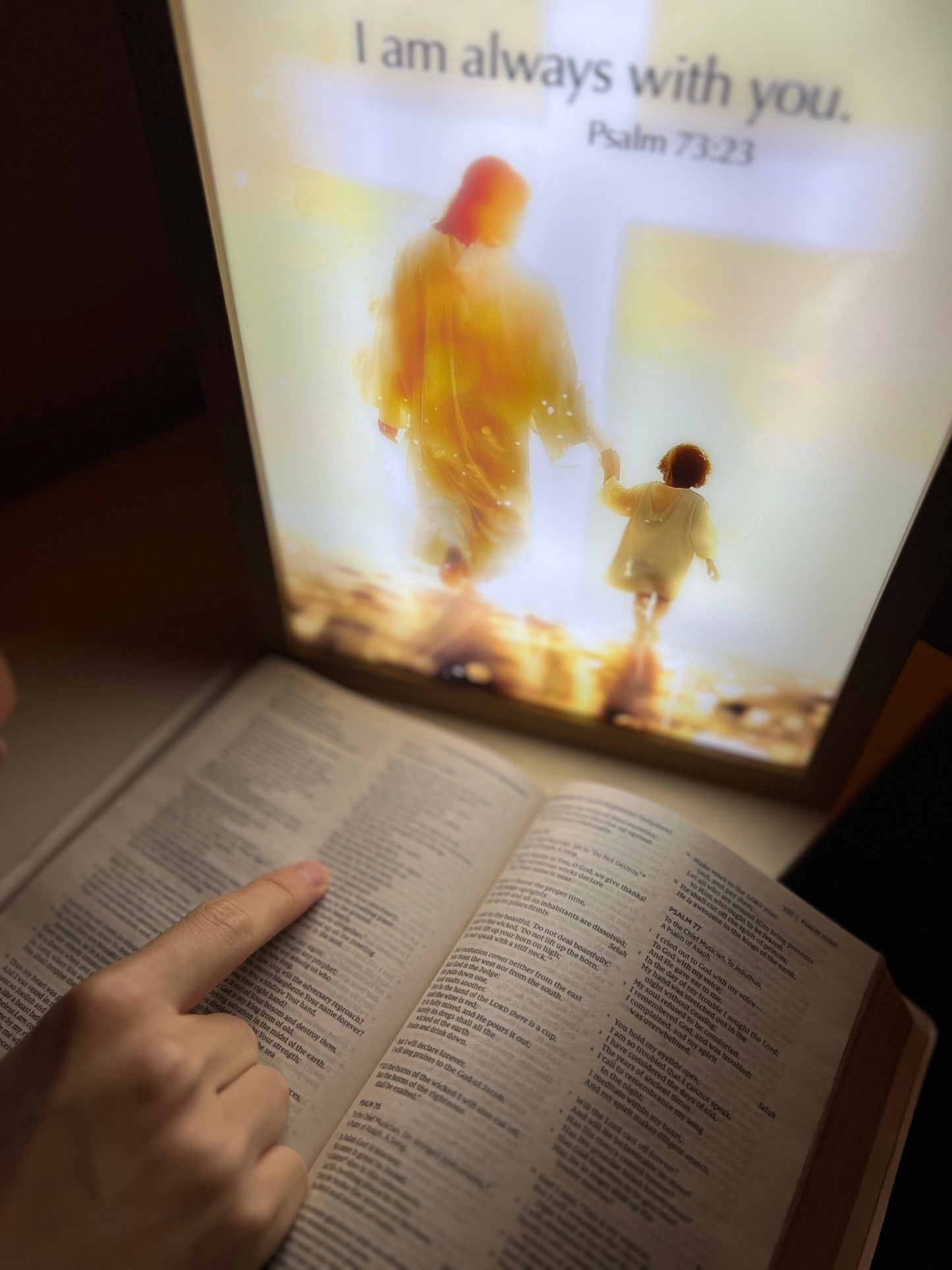 🙏He Is With Me -- The Jesus Lamp