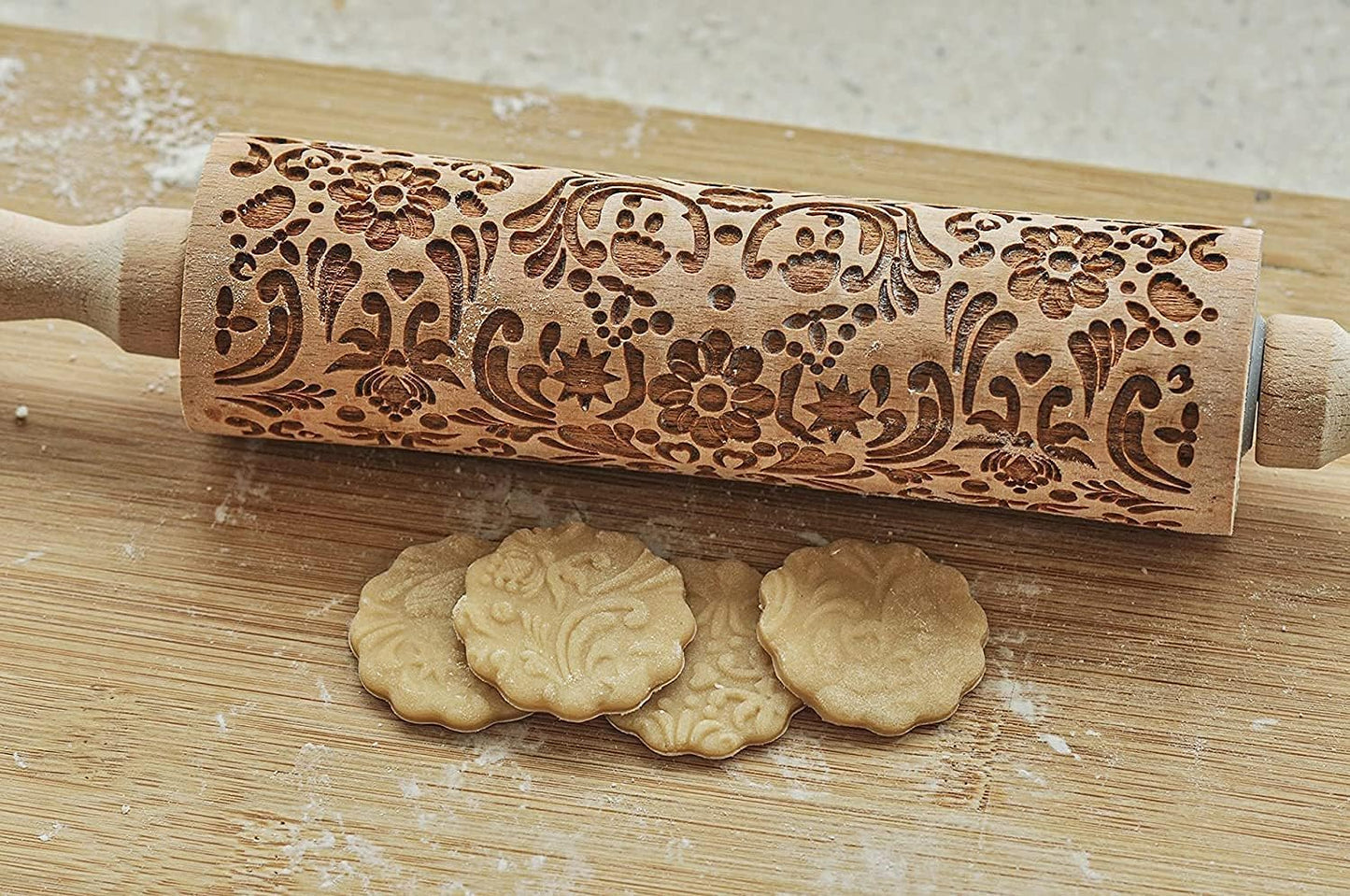 💕50% off this week💕-gingerbread man rolling pin