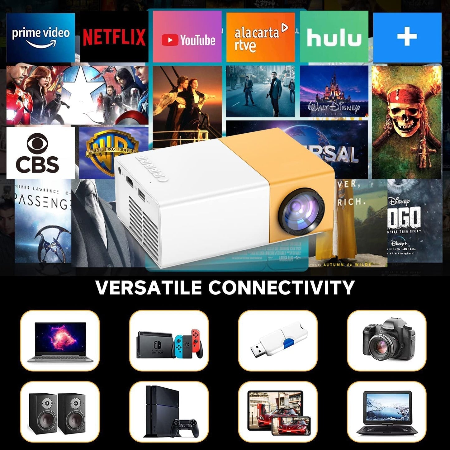 Limited time offer🔥Hoaptitoele MiniProjector