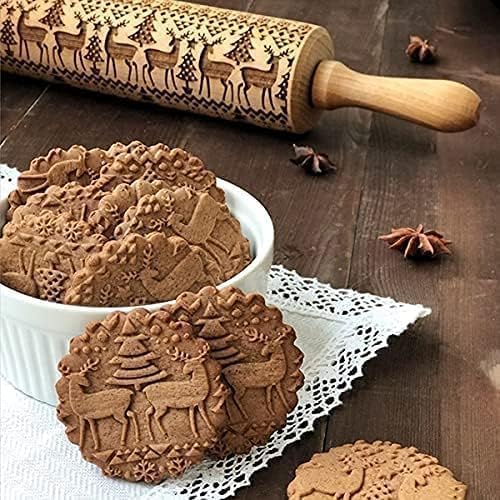 💕50% off this week💕-gingerbread man rolling pin