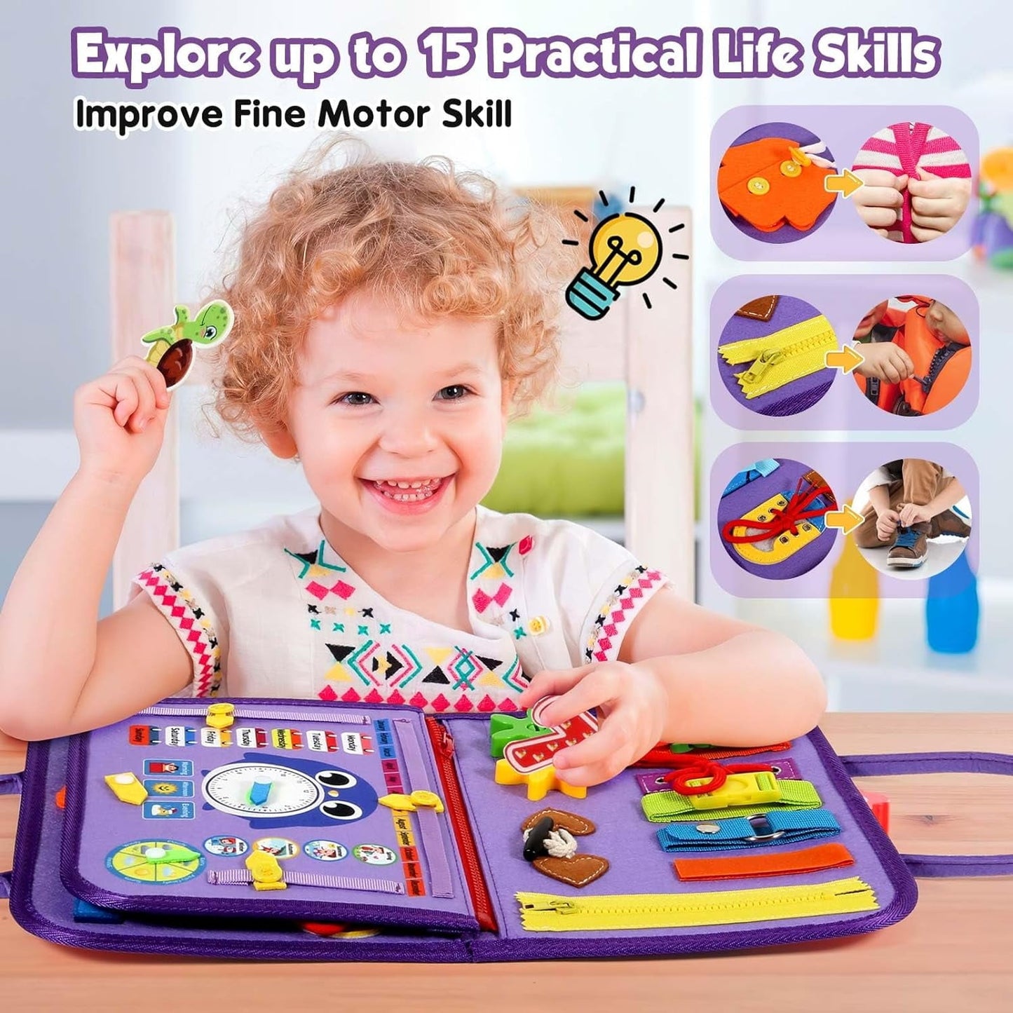 felt learning board busy board