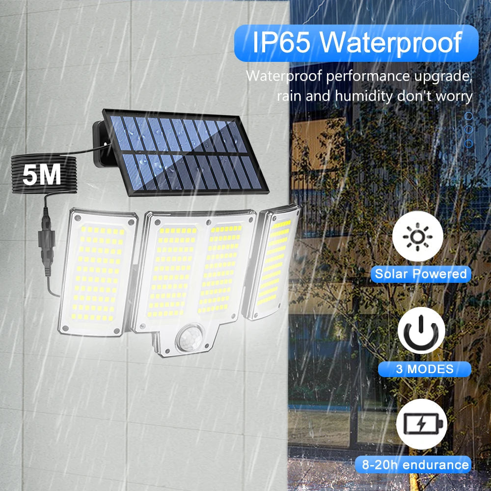 🔥 Limited-Time Offer — Smart Sensor Solar Outdoor Courtyard Wall Light