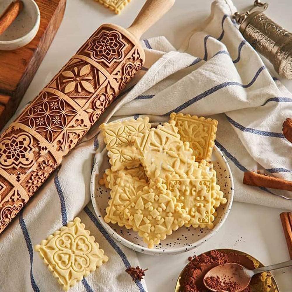 💕50% off this week💕-gingerbread man rolling pin