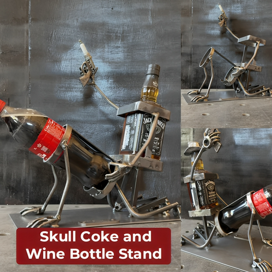 🍾Limited-time flash sale, 50% off 🍾Funny Metal Skull Skeleton Bar Decor