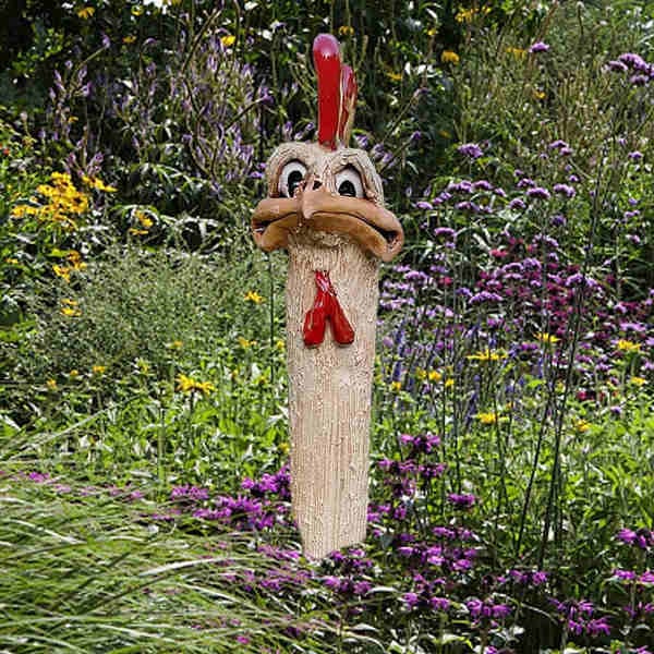Hidden Chick Garden Decoration