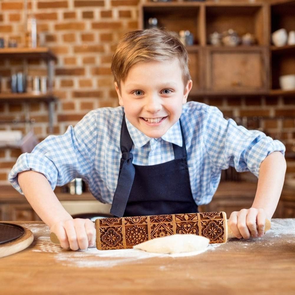 💕50% off this week💕-gingerbread man rolling pin