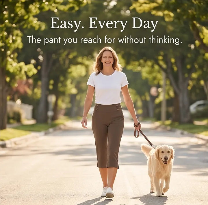 🔊Best-Selling Women's High-Waisted Stretch Capri Pants for Summer
