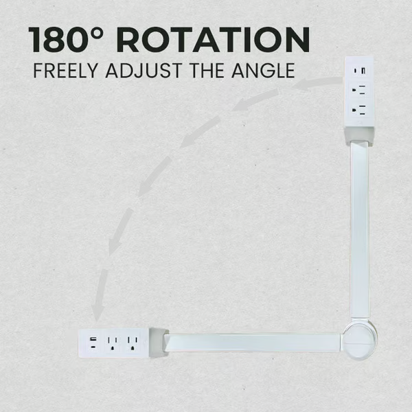 Power exactly where you need it, without cable clutter and easy to use