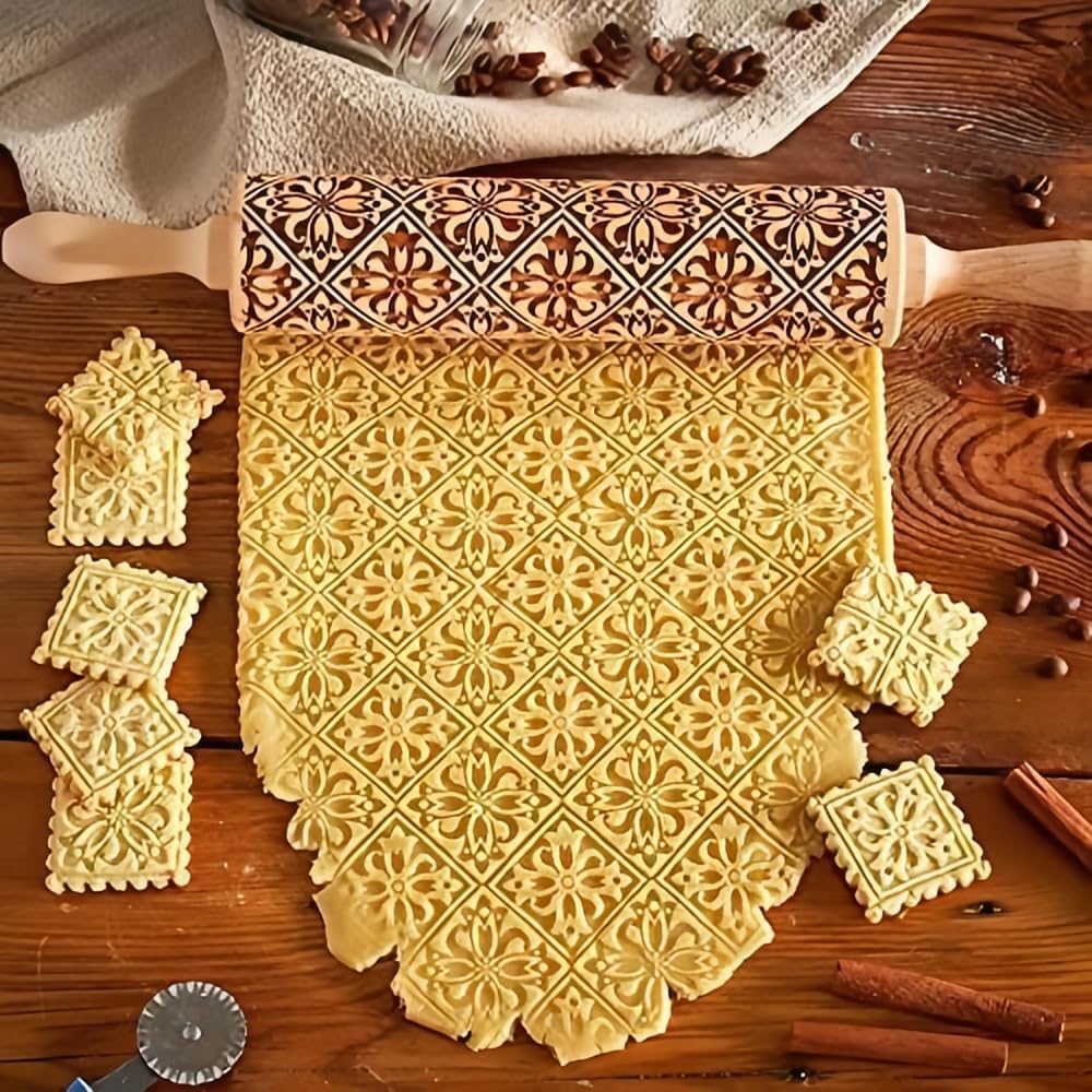 💕50% off this week💕-gingerbread man rolling pin