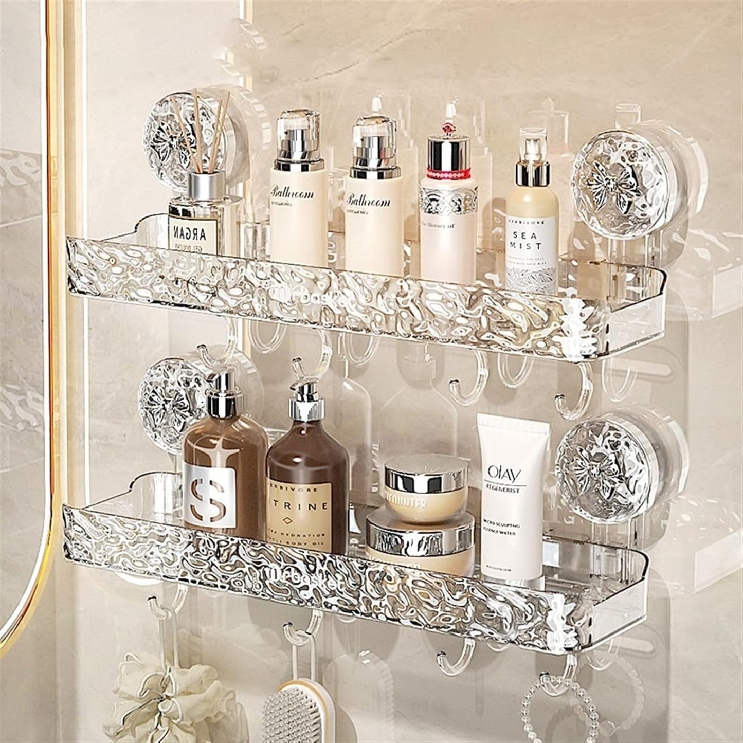 Promotion 49% OFF - Light Luxury Style Punch-Free Storage Rack