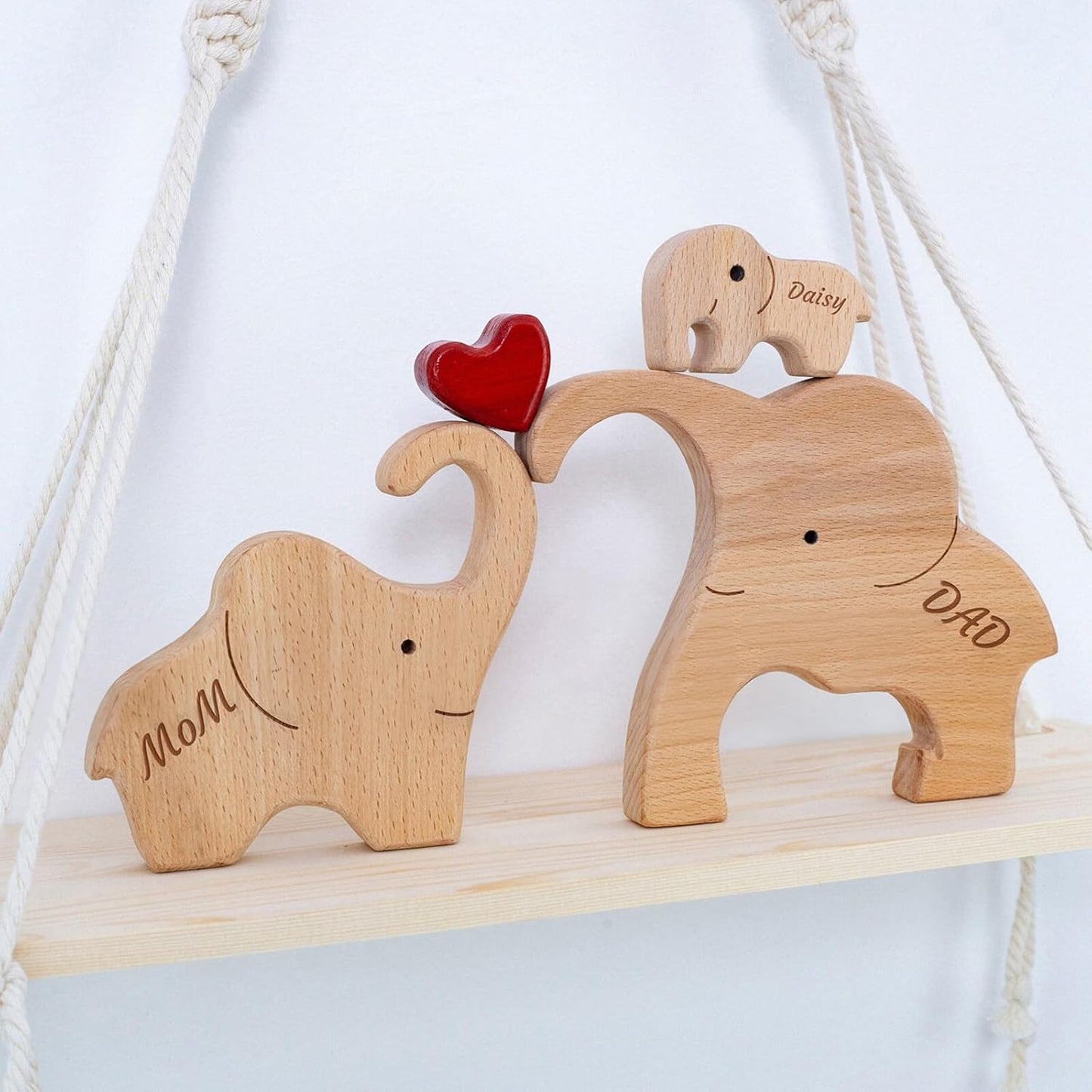 🐻🦊A gift for the whole family 🎁personalized wooden bear jigsaw puzzles