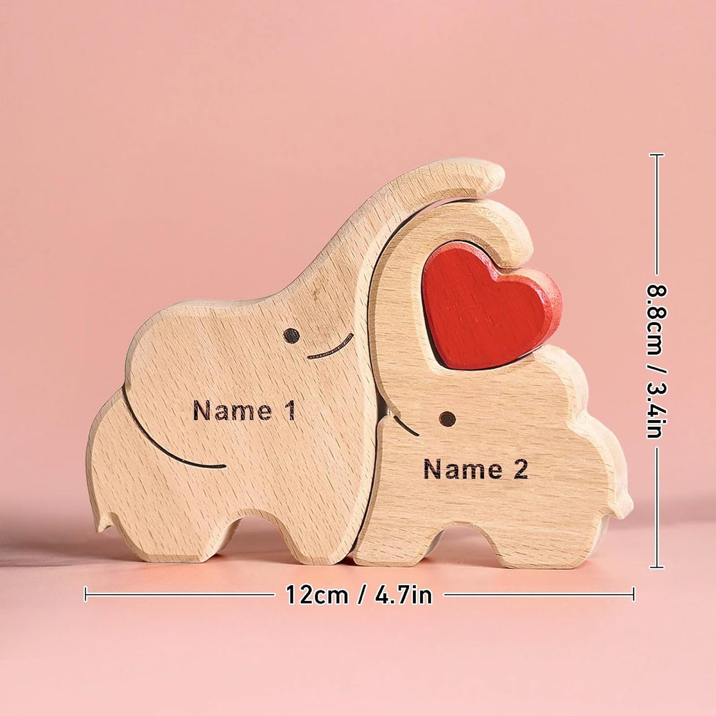 🐻🦊A gift for the whole family 🎁personalized wooden bear jigsaw puzzles