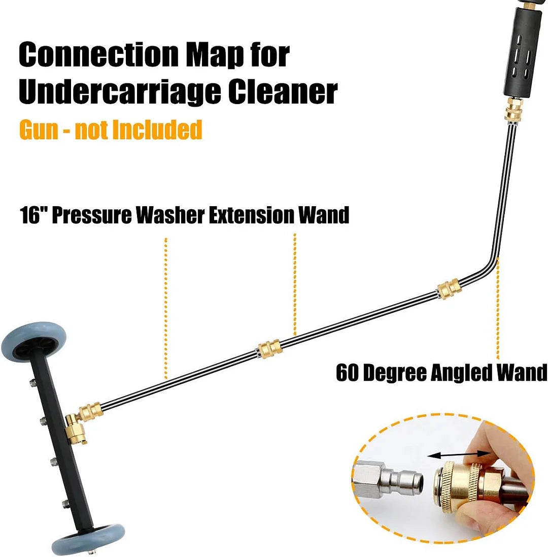 ⏳Limited-time offer🚿 - High-pressure car chassis cleaning nozzle