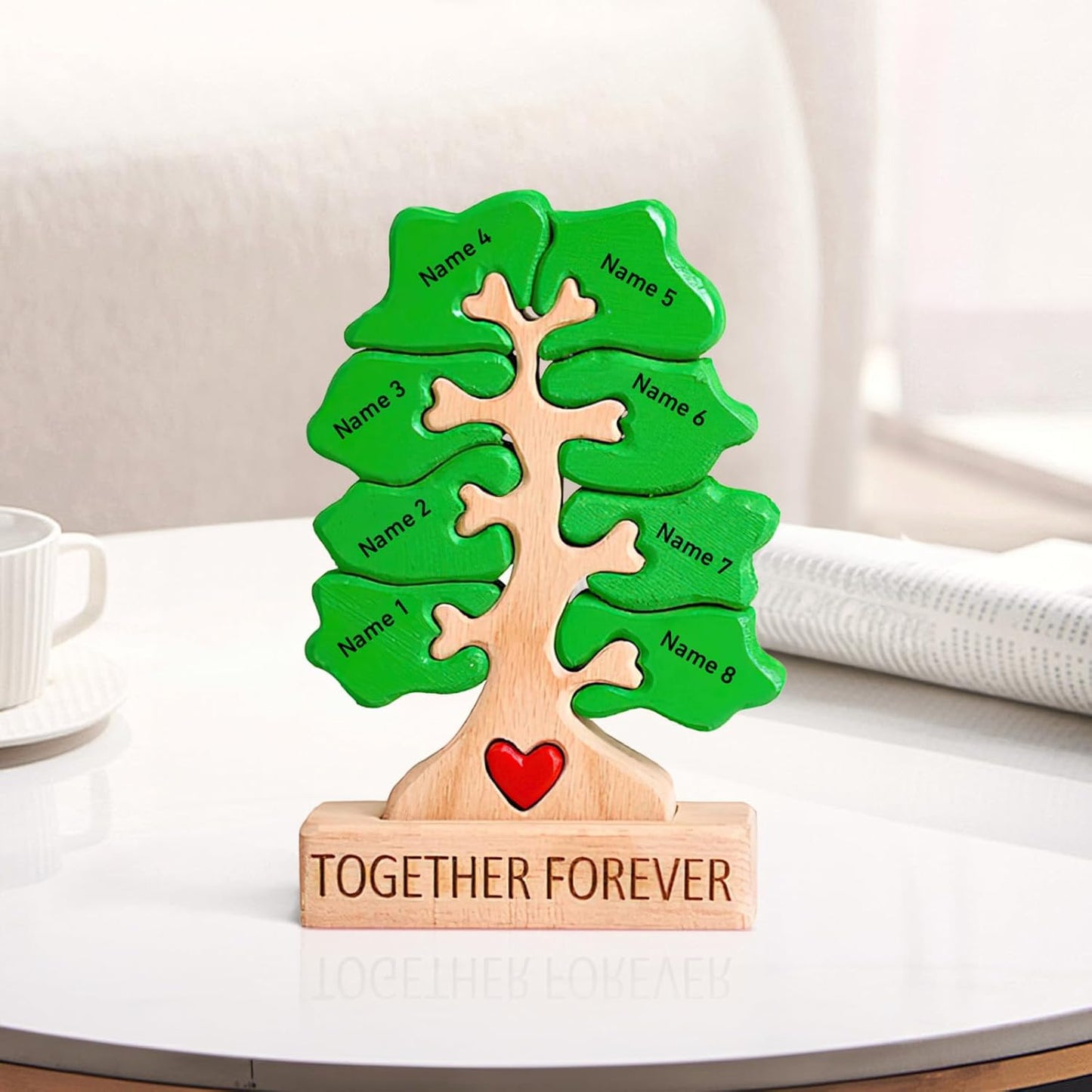 🐻🦊A gift for the whole family 🎁personalized wooden bear jigsaw puzzles