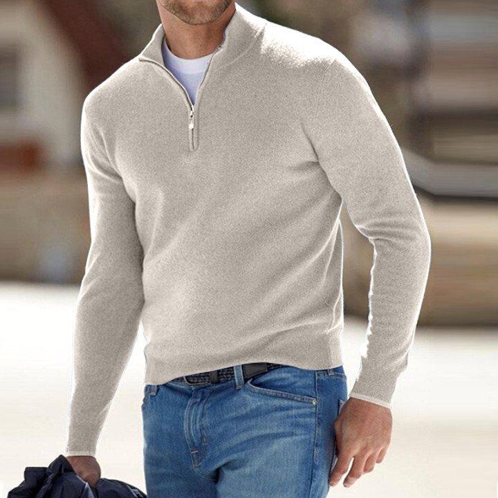 🎁This Week's Special Price $35.99💥Men's Cashmere Zip Basic Sweater