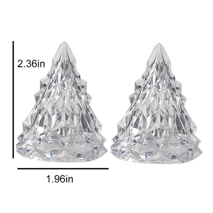 🎄Christmas Sale 48% OFF - Night Light Crystal Mini Christmas Tree Light Flameless LED
