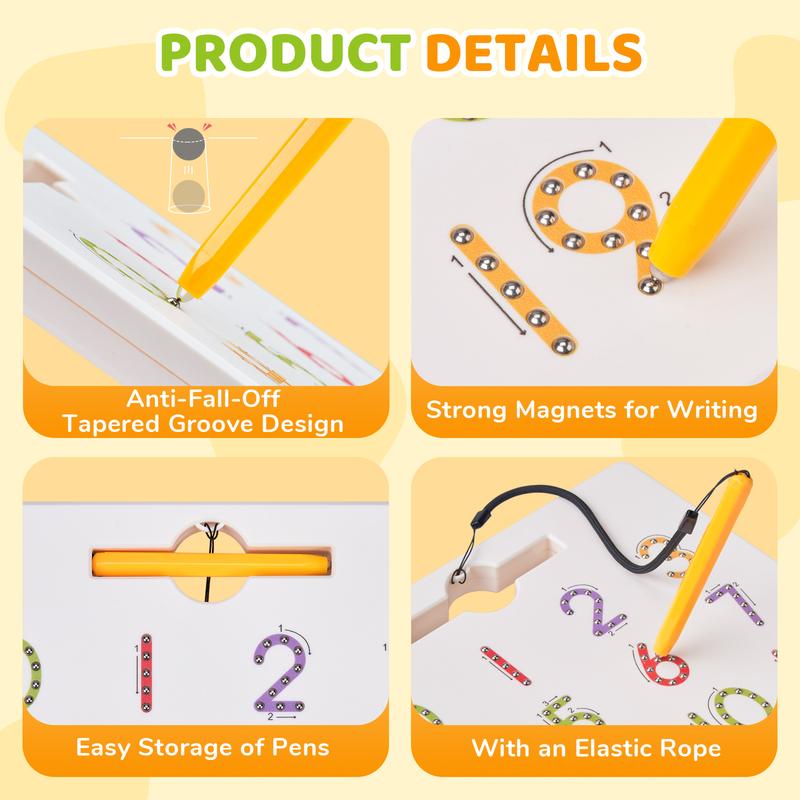 Double Sided Magnetic Letters Board