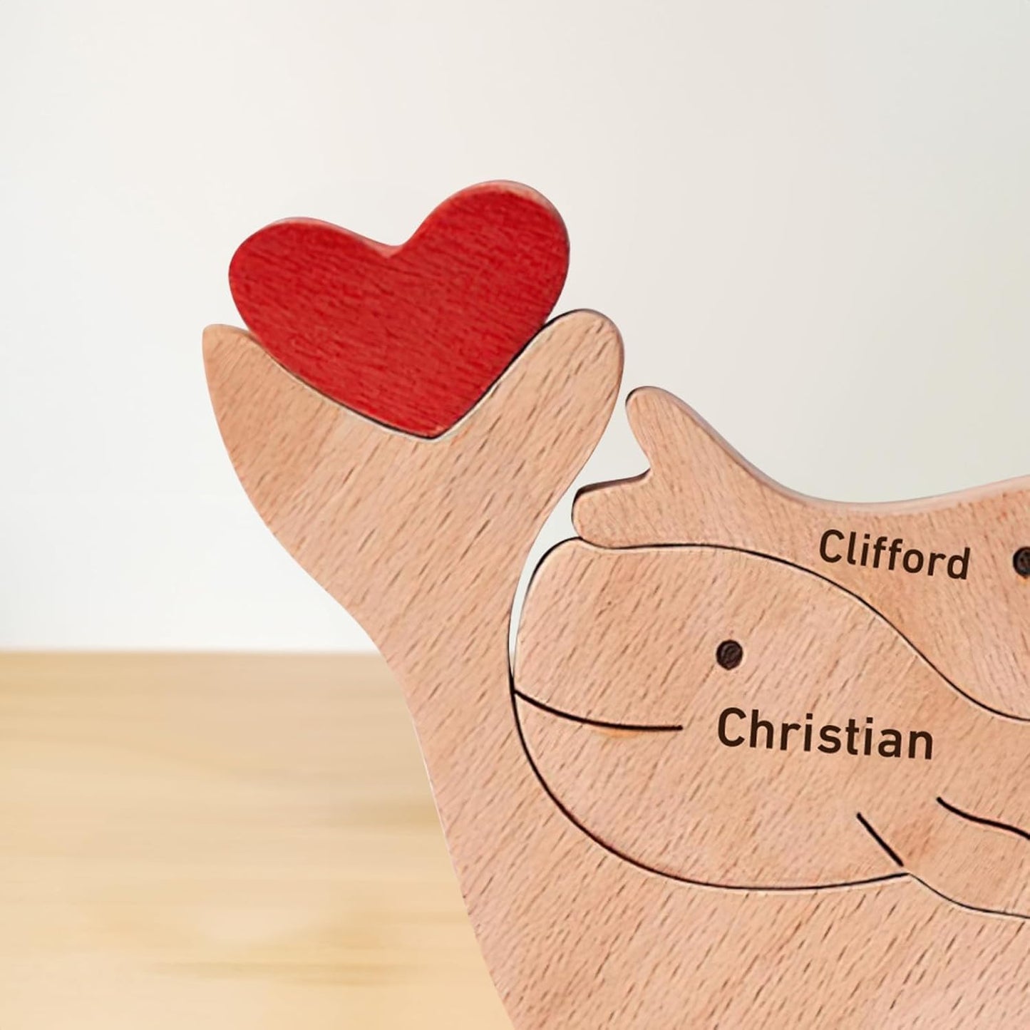 🐻🦊A gift for the whole family 🎁personalized wooden bear jigsaw puzzles