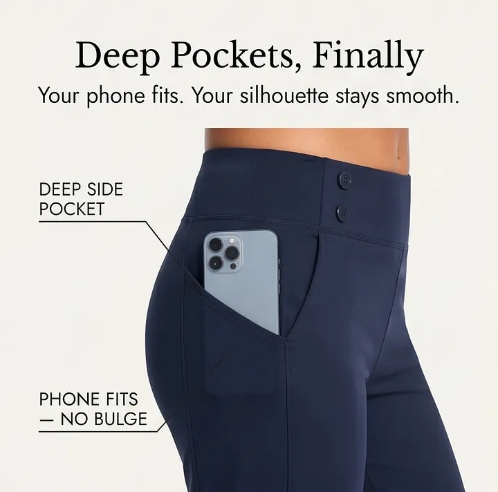 🔊Best-Selling Women's High-Waisted Stretch Capri Pants for Summer