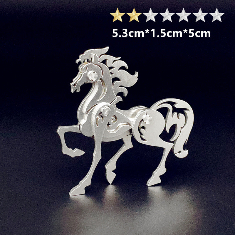 3D Stainless Steel Mythical Creature Puzzle Kit